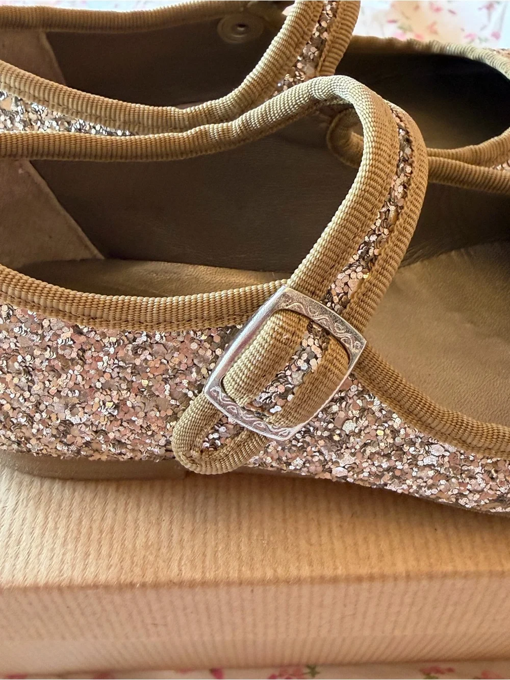 PèPè girls glitter ballet flats EU 27/US 10